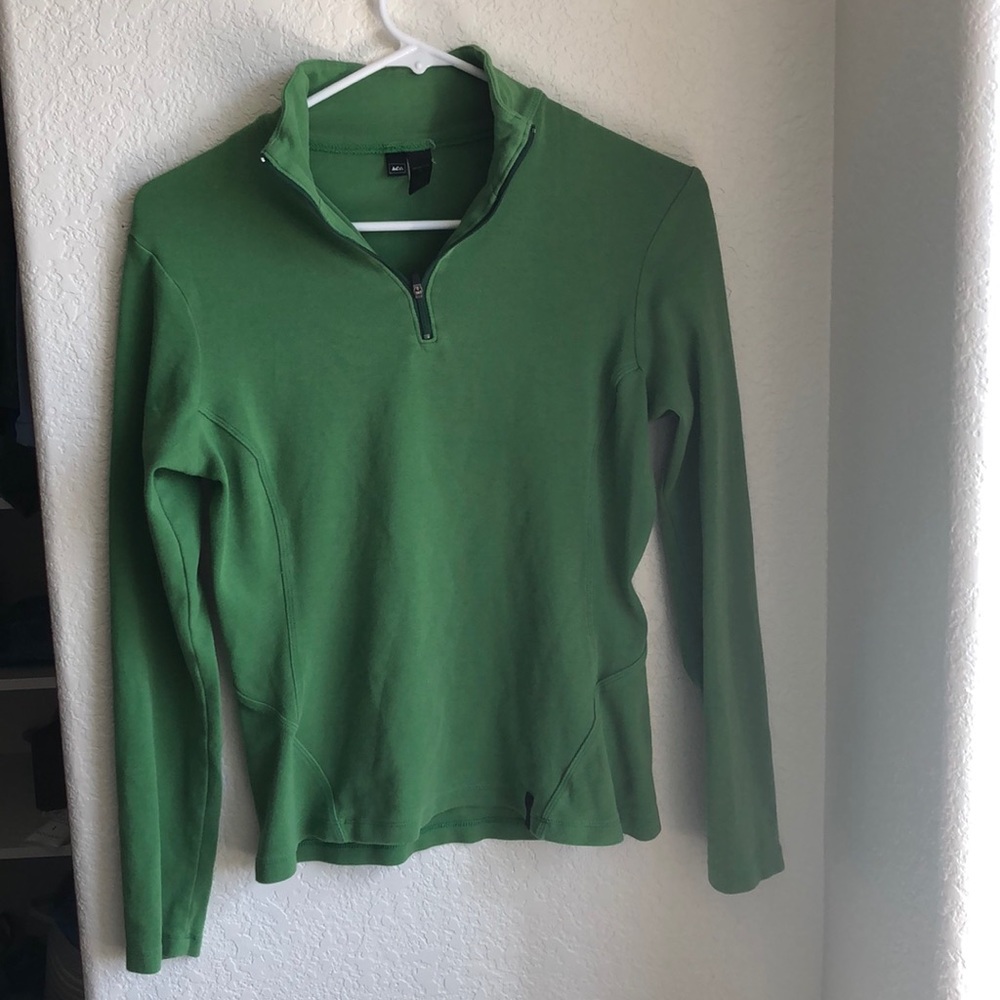 Soft cotton rei zip up